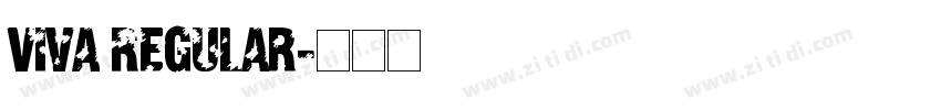 Viva Regular字体转换